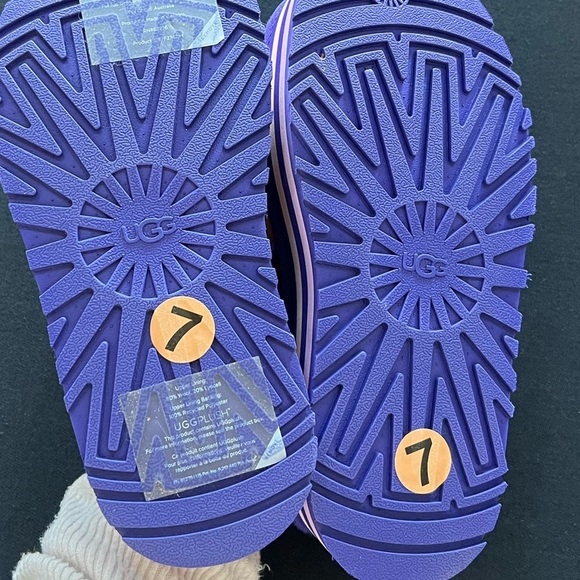 New UGG Women's Disco Marble Slides: Violet-Night size 7 - Picture 8 of 10